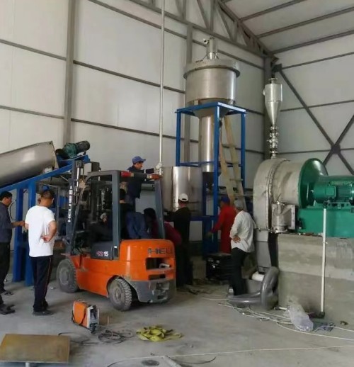 逆流洗涤器安装现场